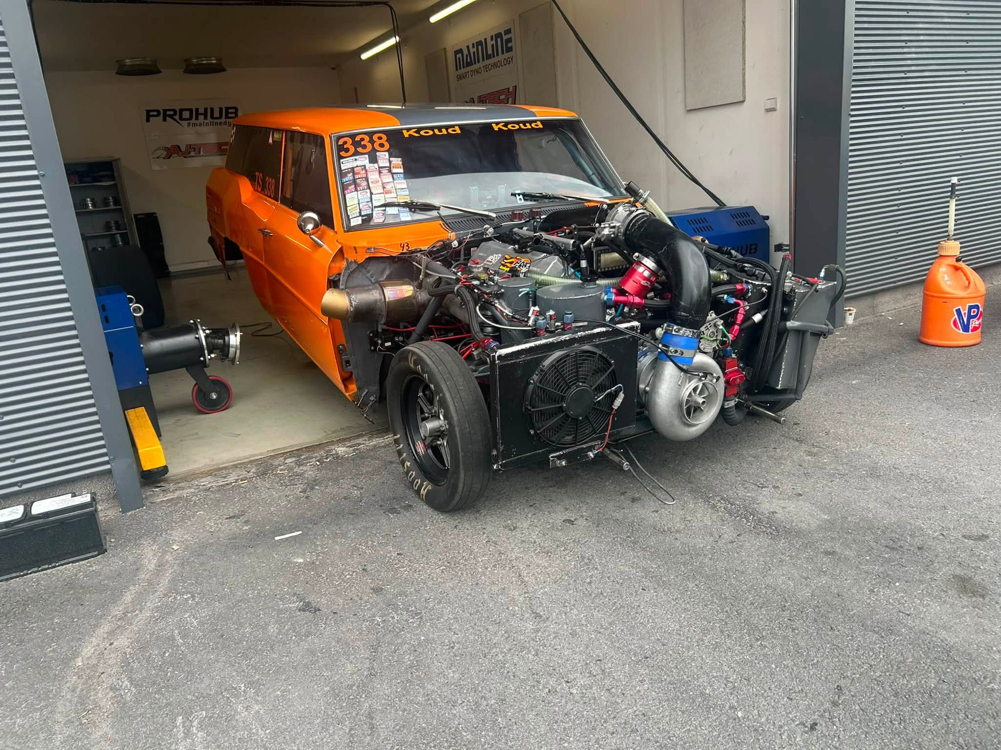 Nova out of the dyno bay, first pulls done